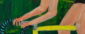 Acryl Malerei Serie StadtJugel Bild Name RadTrip gemalt von ViPa Art