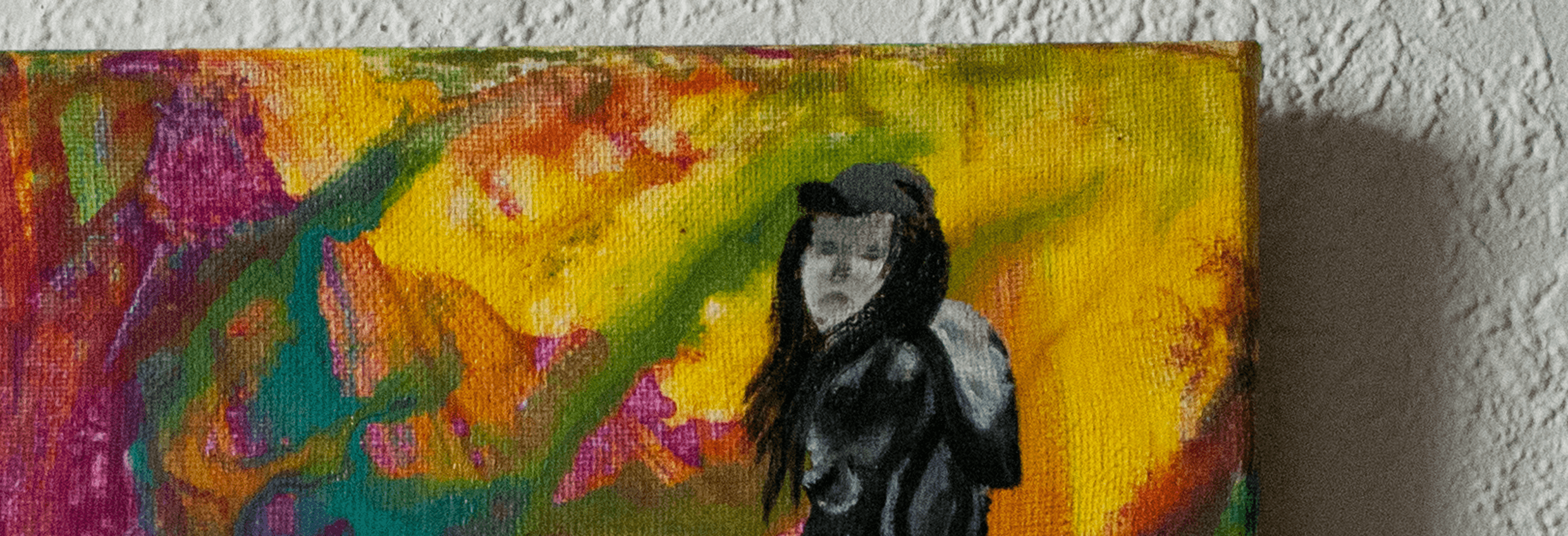 Acryl Malerei Serie CMYK 22 Bild Name Fixie Women gemalt von ViPa Art